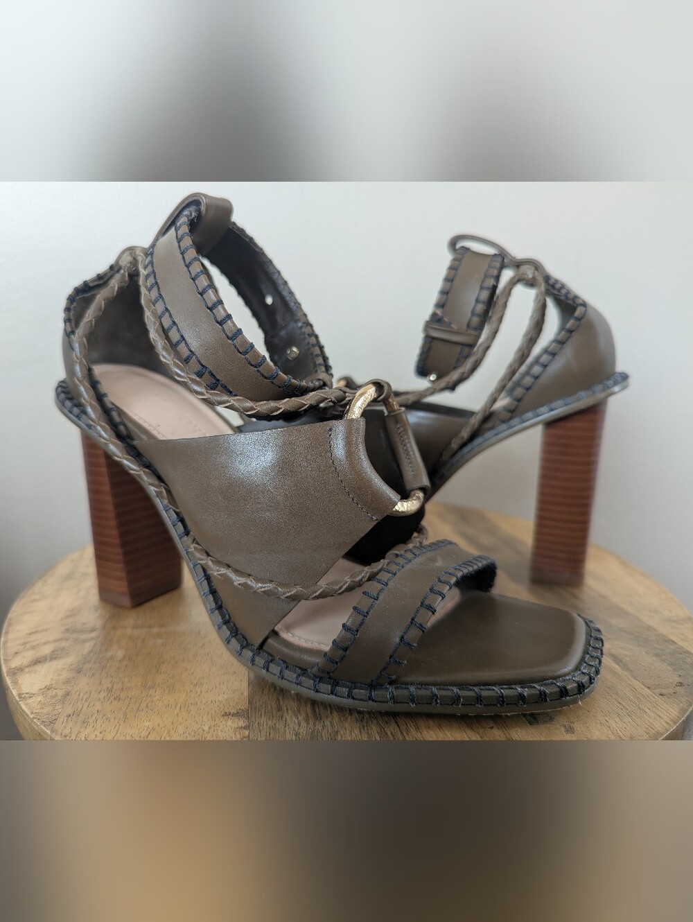 Ulla Johnson Marion Heel, Desert Palm (SIZE 36/6)